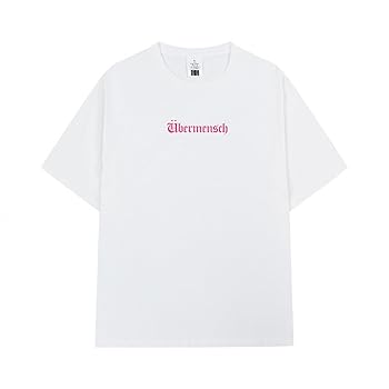 新品G-DRAGON Übermensch Tシャツ半袖XLサイズホワイトピンク 新品G-DRAGON Übermensch Tシャツ半袖XLサイズホワイトピンク